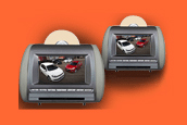 WIN 1 of 5 Dual Headrest DVD Player Packs